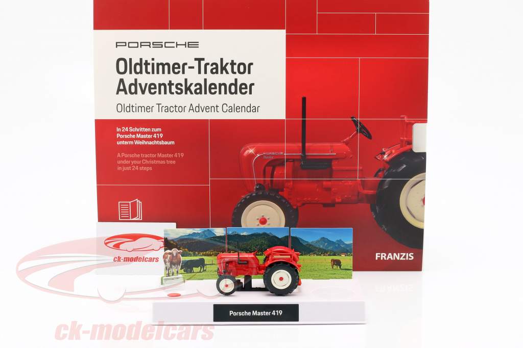 Porsche Oldtimer tractor Advent Kalender : Porsche Master 419 1:43 Franzis