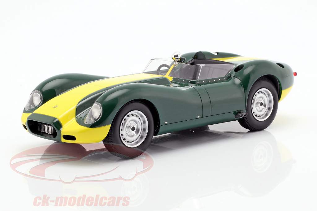 Jaguar Lister year 1958 green / yellow 1:18 Matrix