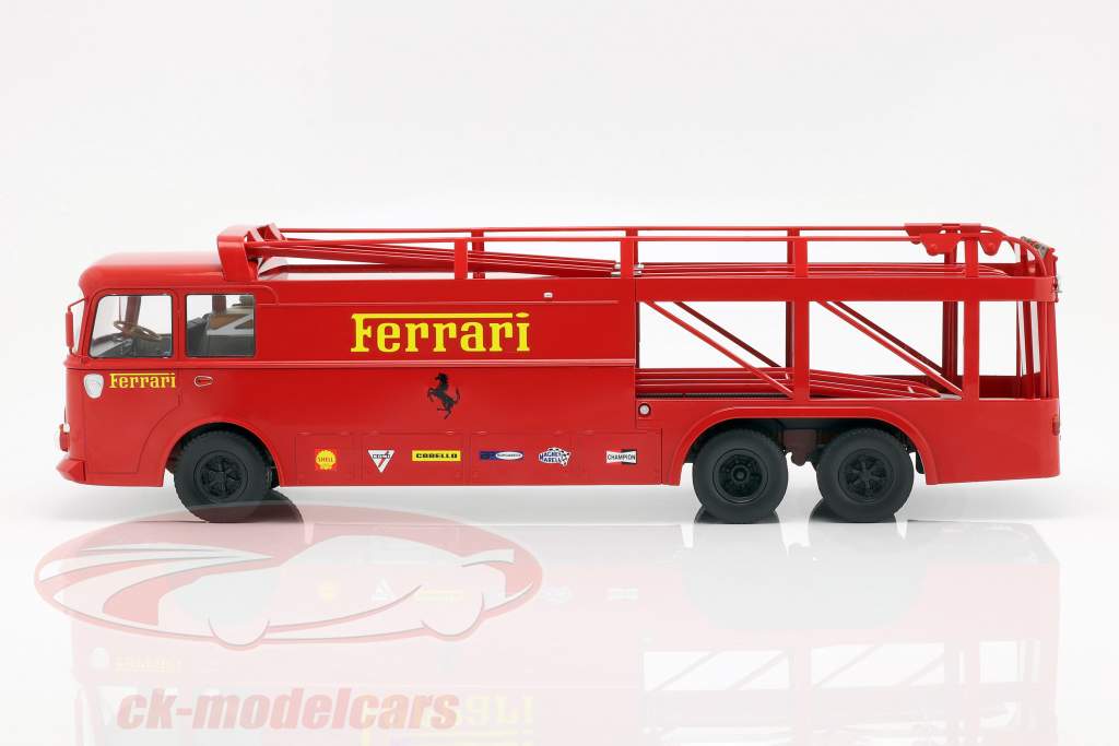 Fiat Bartoletti vrachtwagen 306/2 Ferrari film LeMans 1:18 Norev