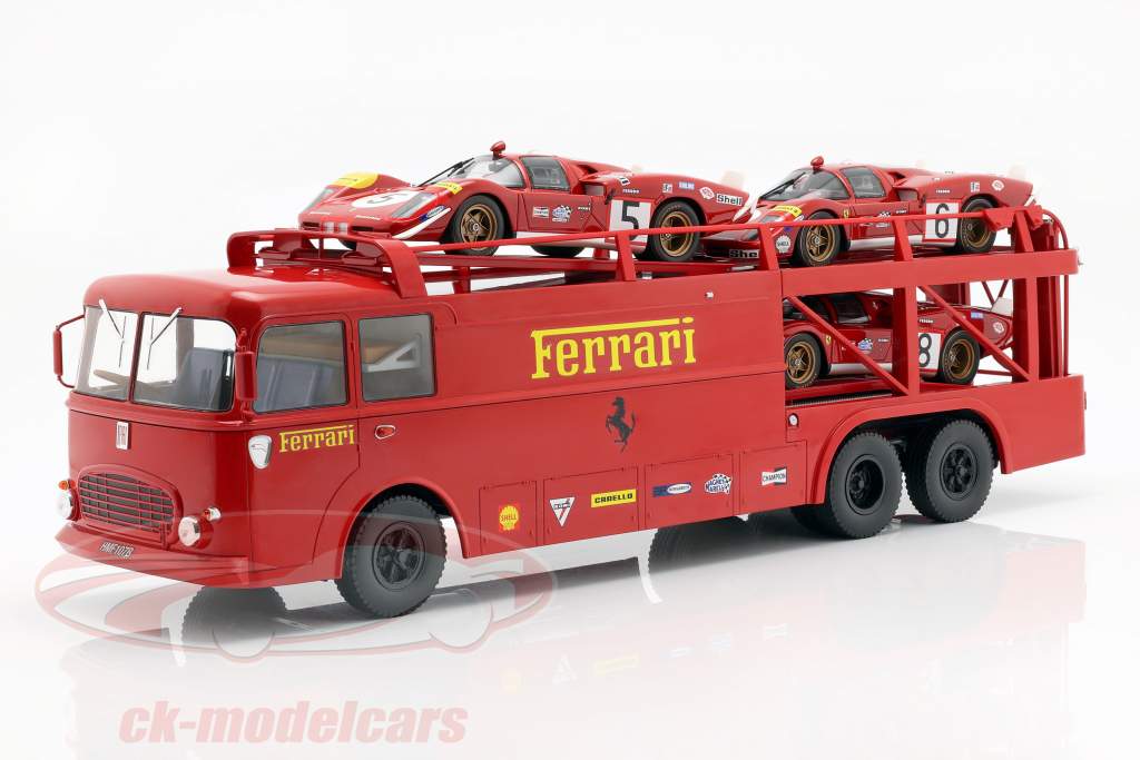 Fiat Bartoletti camion 306/2 Ferrari film LeMans 1:18 Norev
