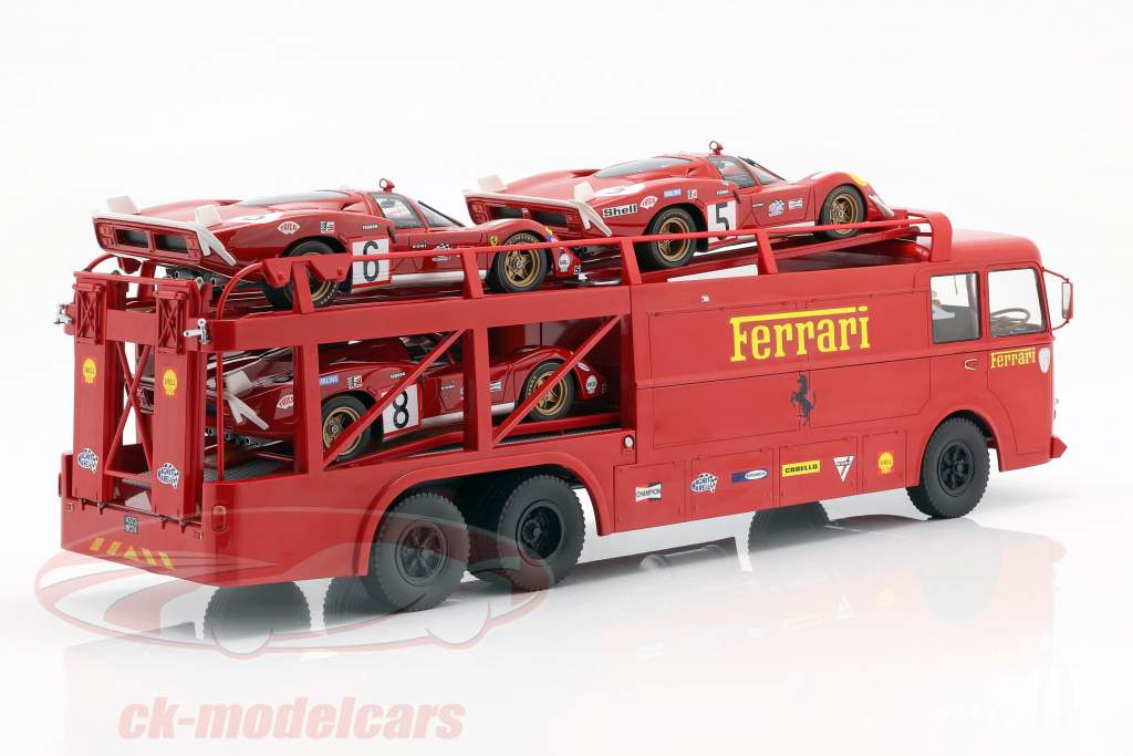 Fiat Bartoletti Truck 306/2 Ferrari Movie LeMans 1:18 Norev