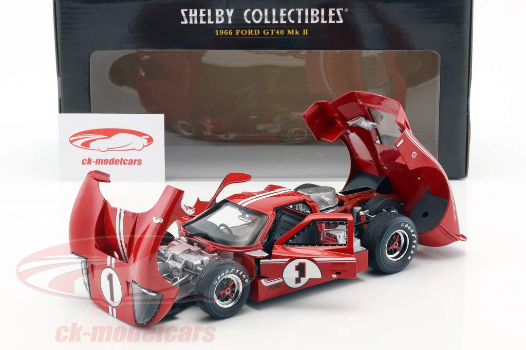 Details about   1:18 Shelby Collectibles Gurney/Foyt Ford #1 GT40 MKIV LeMans Winner 1967 