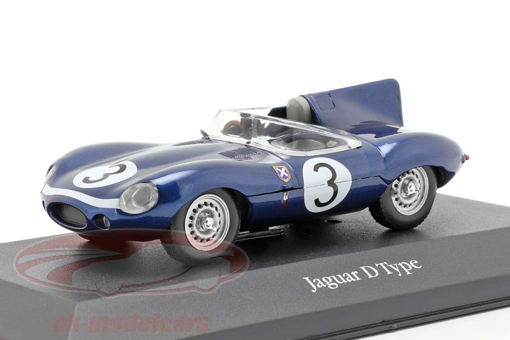 Jaguar D type #3 Winner 24h LeMans 1957 Flockhart, Bueb 1:43 Atlas