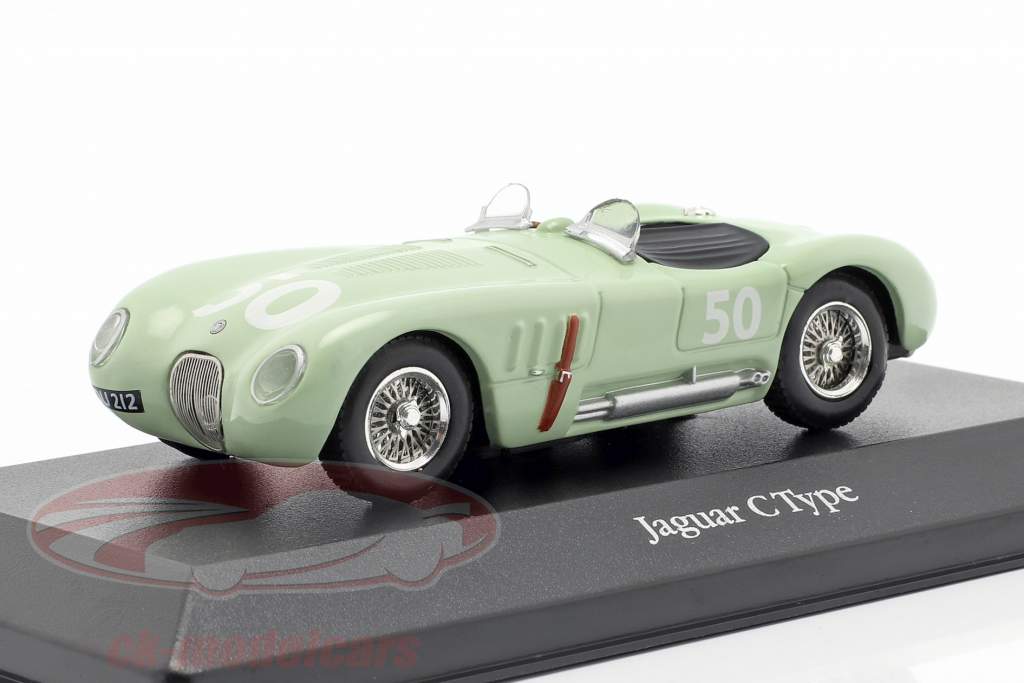 Jaguar C-Type #50 GP Reims 1952 Stirling Moss 1:43 Atlas