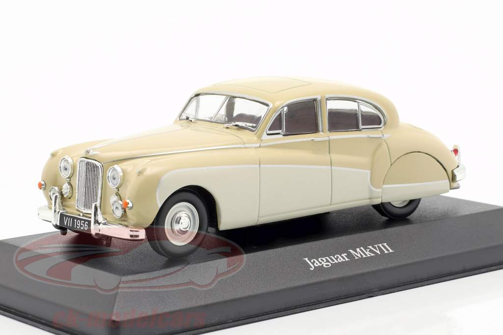 Jaguar MK VII year 1956 ivory 1:43 Atlas