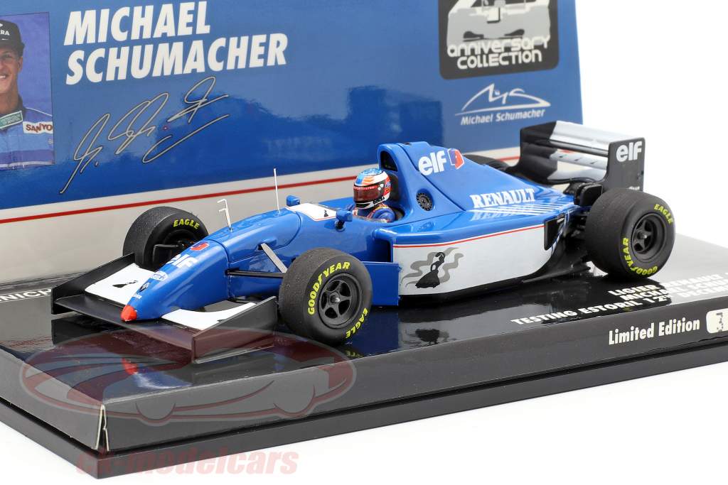 Michael Schumacher Ligier JS39B test Estoril formula 1 1994 1:43 Minichamps