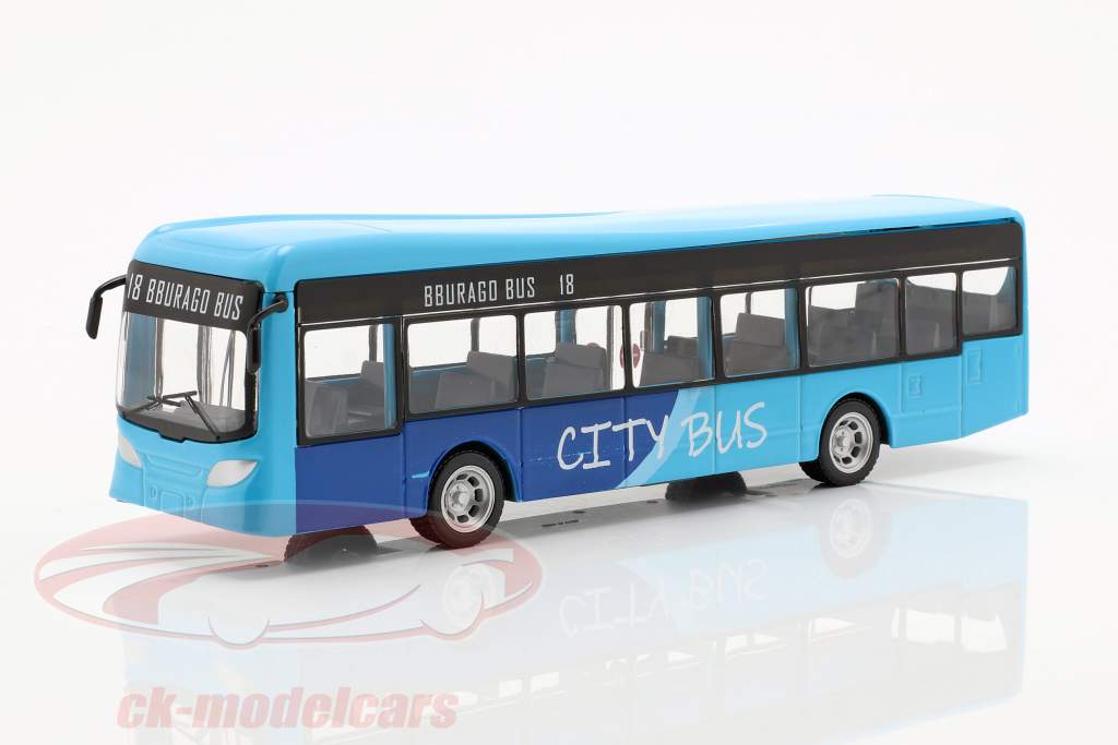 City Bus blau / schwarz 1:43 Bburago