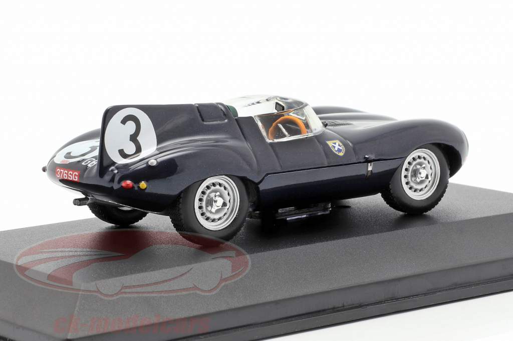 Jaguar D-type #3 gagnant 24h LeMans 1957 Flockhart / Bueb 1:43 Ixo