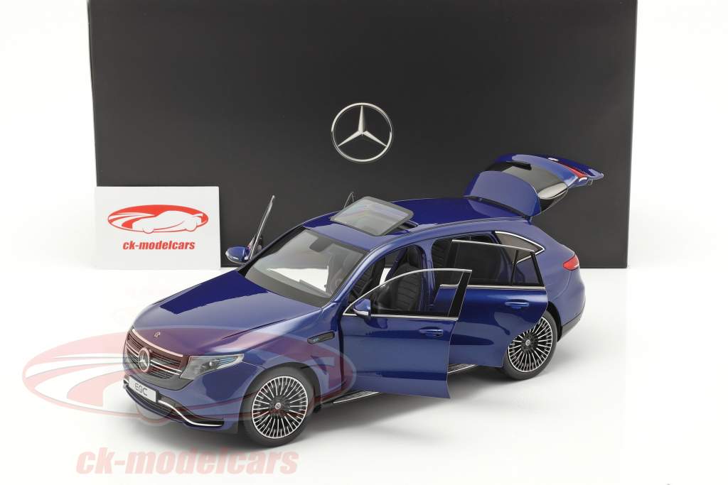 Mercedes-Benz EQC 4Matic (N293)  築 2019 輝かしいです ブルー 1:18 NZG
