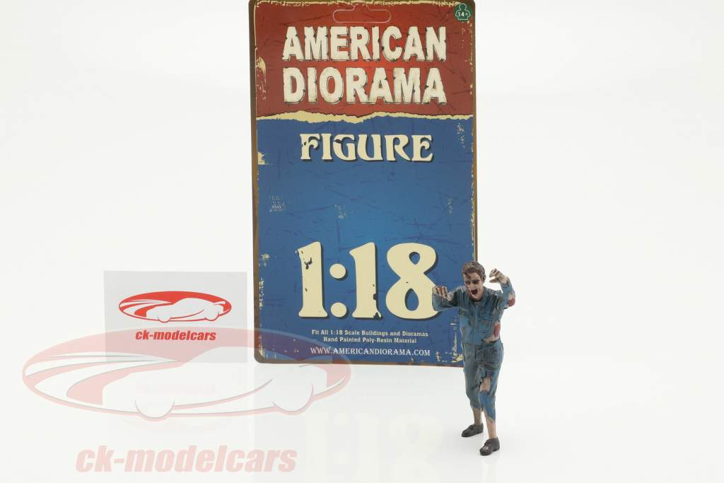 Zombie mécanicien II figure 1:18 American Diorama