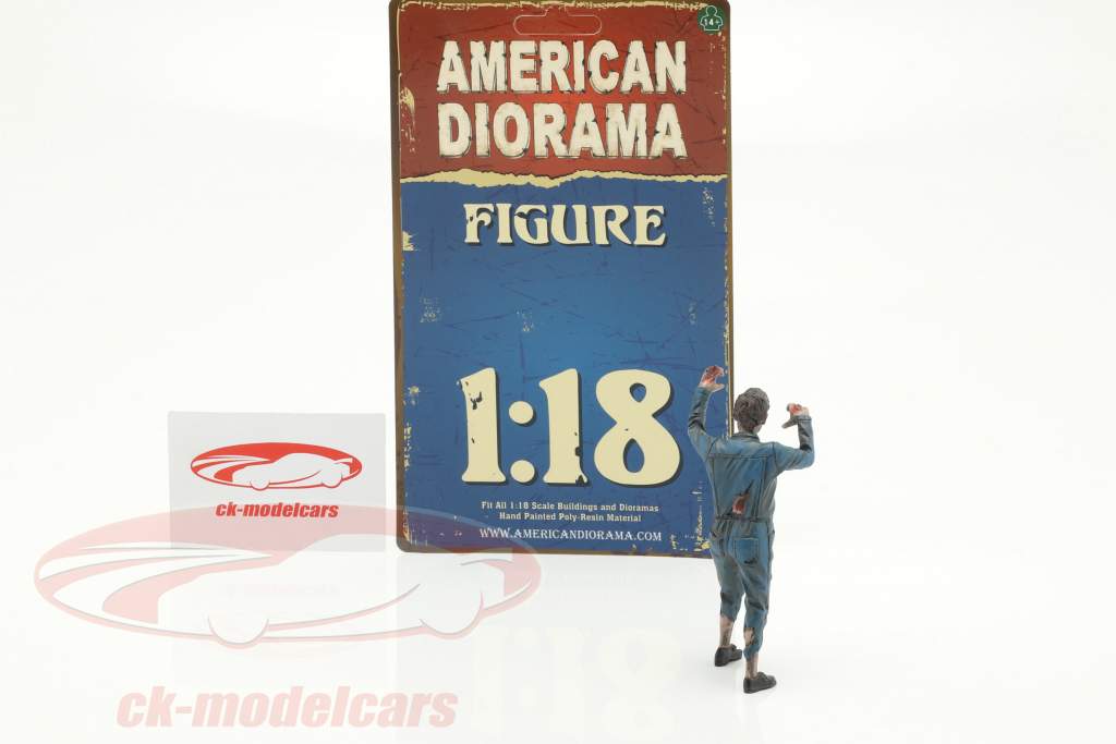 Zombie mechanic II figure 1:18 American Diorama