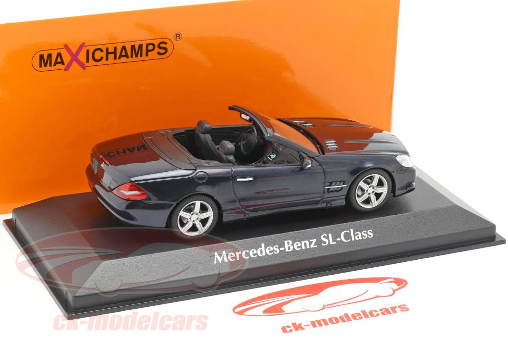 Mercedes-Benz SLクラス (R230) 築 2008 濃紺 メタリック 1:43 Minichamps