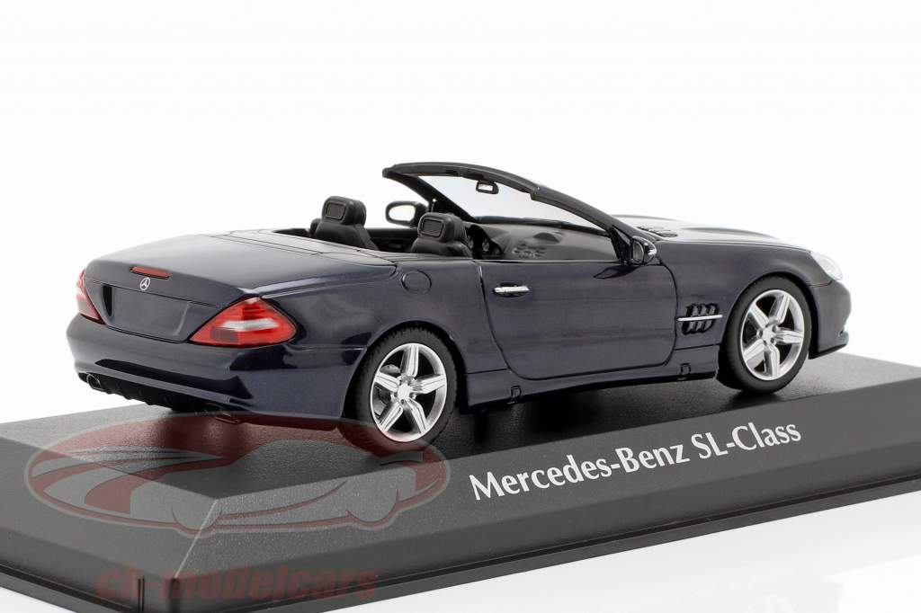 Mercedes-Benz SLクラス (R230) 築 2008 濃紺 メタリック 1:43 Minichamps