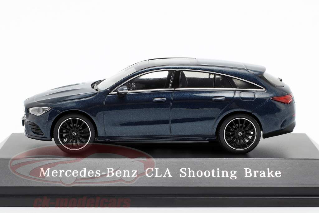 Mercedes-Benz CLA Shooting Brake (X118) year 2019 denim blue 1:43 Spark