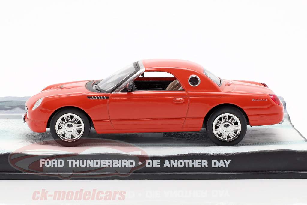 Filme Ford Thunderbird James Bond Die Another Day laranja Car 1:43 Ixo