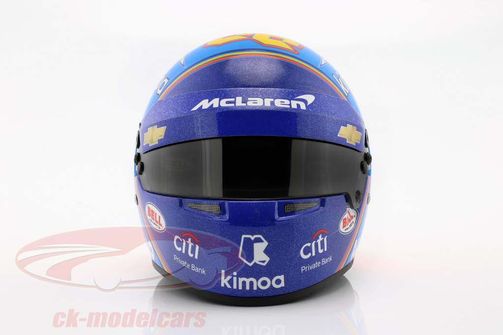 Fernando Alonso McLaren #66 Indy 500 2019 helmet 1:2 Bell