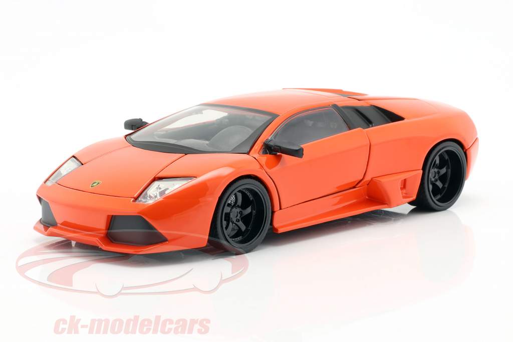 Roman's Lamborghini Murcielago filme Fast & Furious 8 (2017) laranja 1:24 Jada Toys