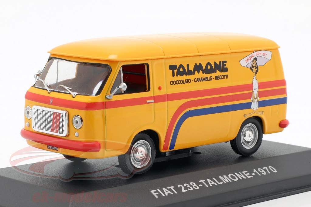 Fiat 238 van Talmone year 1970 orange 1:43 Altaya