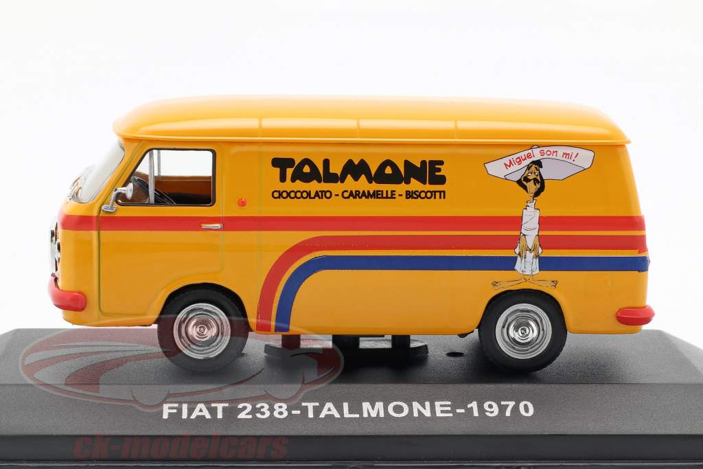 Fiat 238 バン Talmone 築 1970 オレンジ 1:43 Altaya