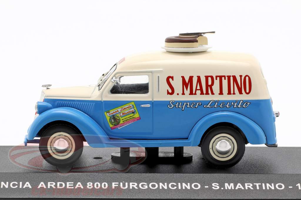 Lancia Ardea 800 面包车 S. Martino 建造年份 1949 奶油 白 / 蓝  1:43 Altaya
