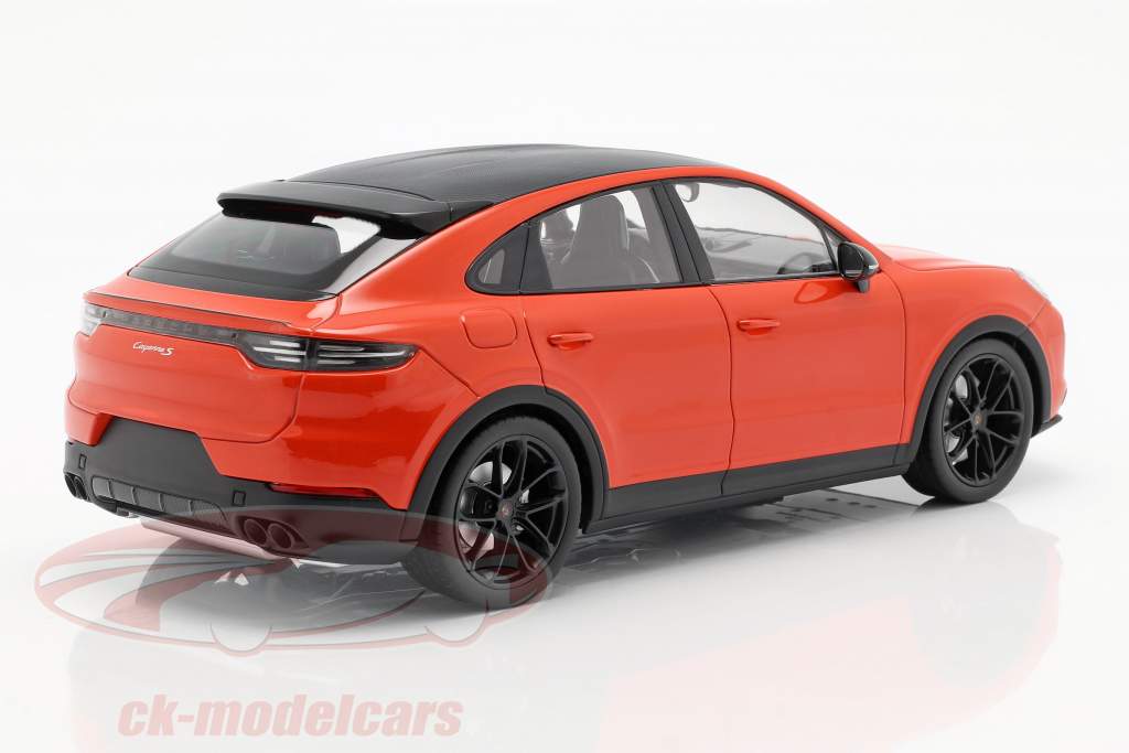 Porsche Cayenne S Coupe année de construction 2019 lava orange 1:18 Norev