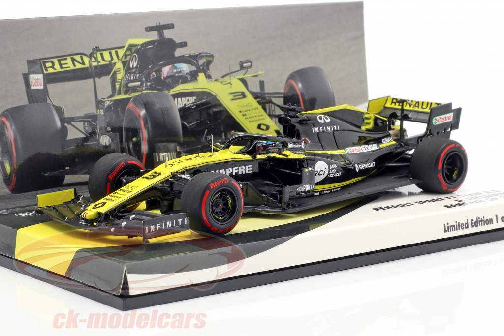 Daniel Ricciardo Renault R.S.19 #3 Bahrain GP Formel 1 2019 1:43 Minichamps