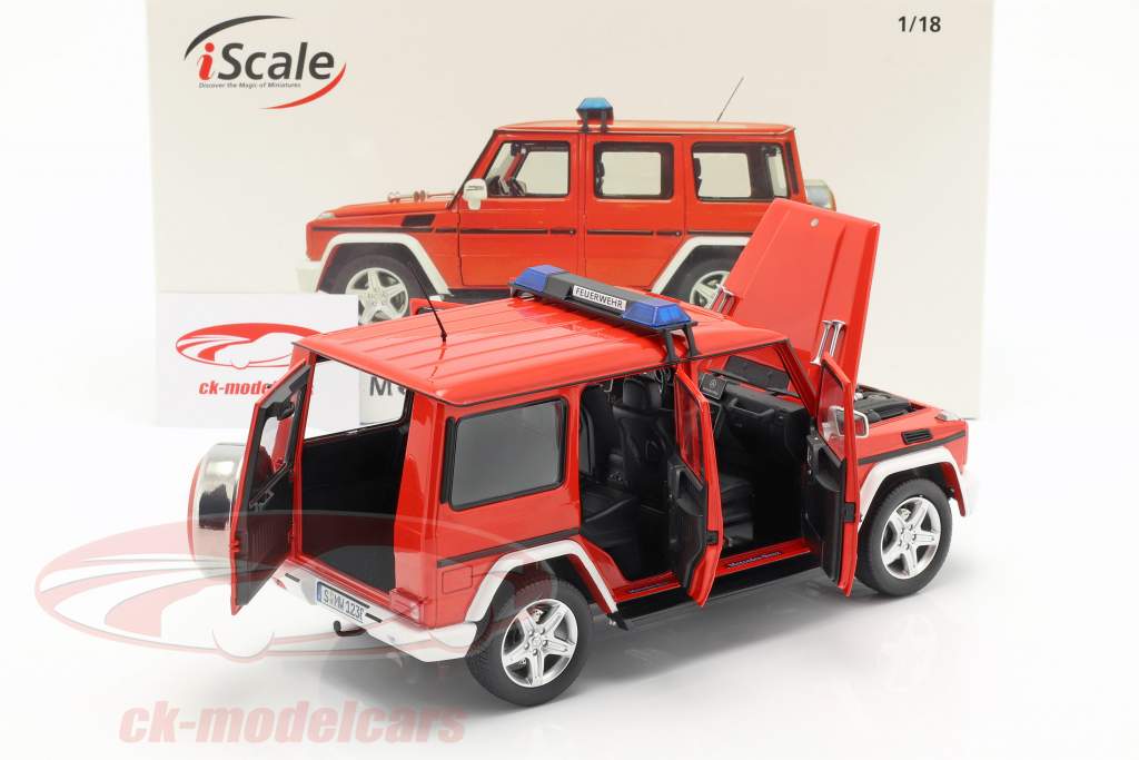 Mercedes-Benz G-Klasse (W463) 2015 brandweer 1:18 iScale