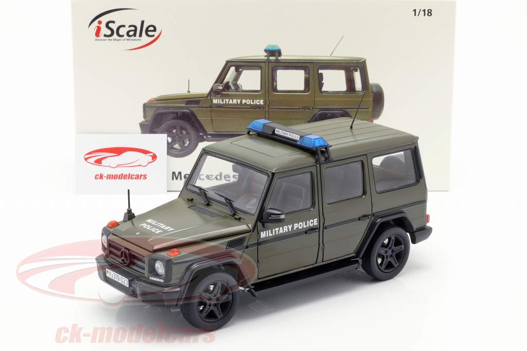 Mercedes-Benz G-Class (W463) 2015 military police 1:18 iScale