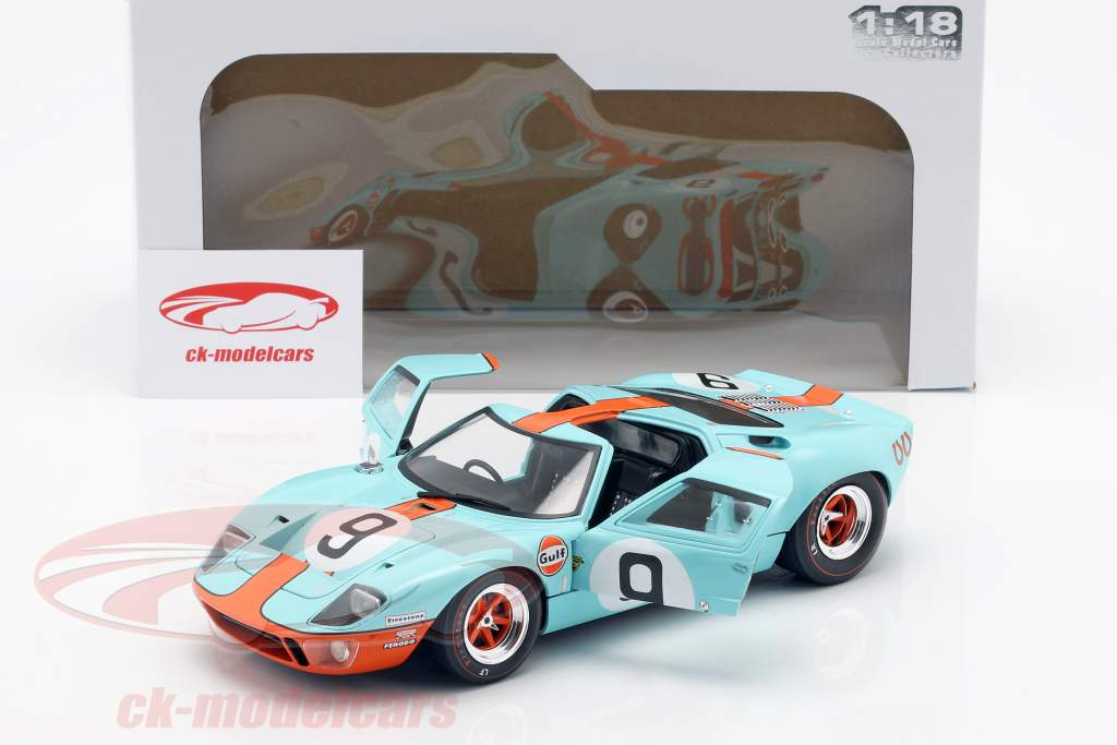 Ford GT40 Gulf #9 vencedor 24h LeMans 1968 Rodriguez, Bianchi 1:18 Solido