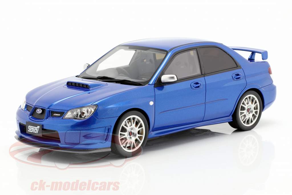Subaru Impreza STI S204 Opførselsår 2006 blå 1:18 OttOmobile