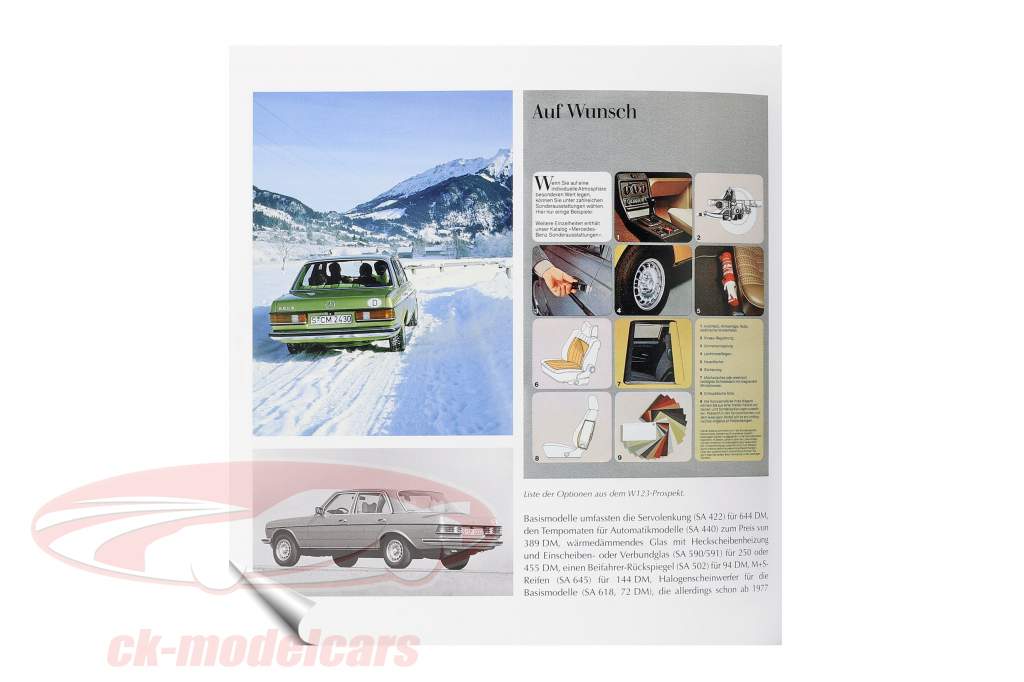 Book: Mercedes-Benz - The model series W123 from 1976 to 1986 by Brian Long
