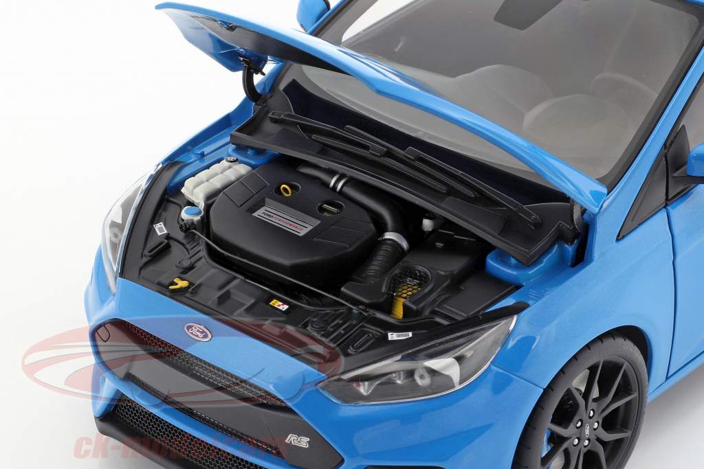 Ford Focus RS year 2016 nitrous blue 1:18 AUTOart