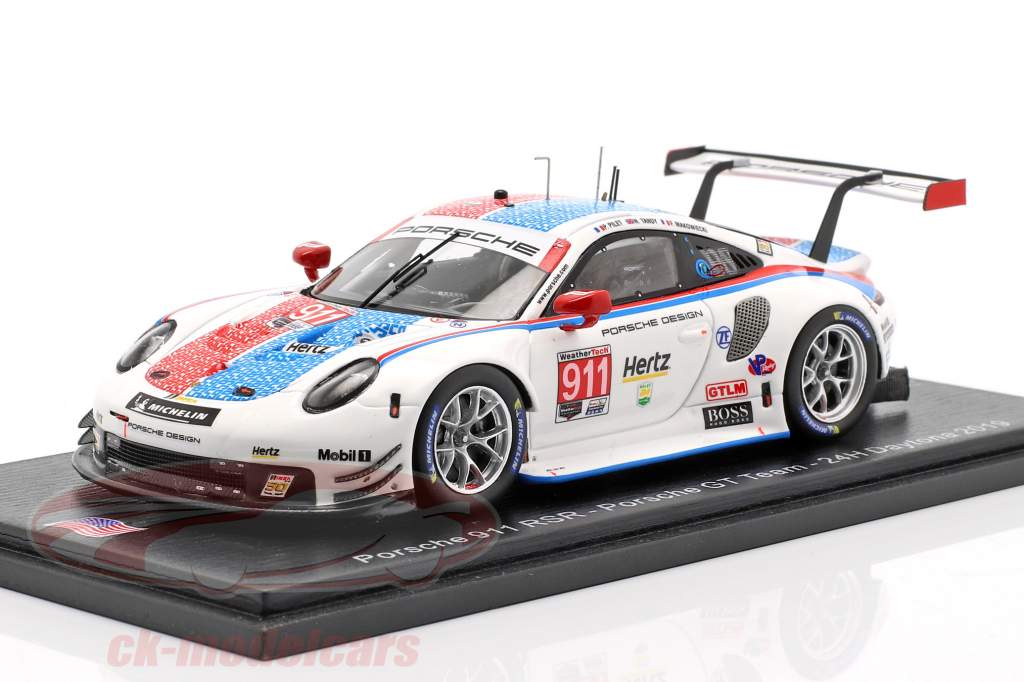 Porsche 911 RSR #911 24h Daytona 2019 Porsche GT Team 1:43 Spark