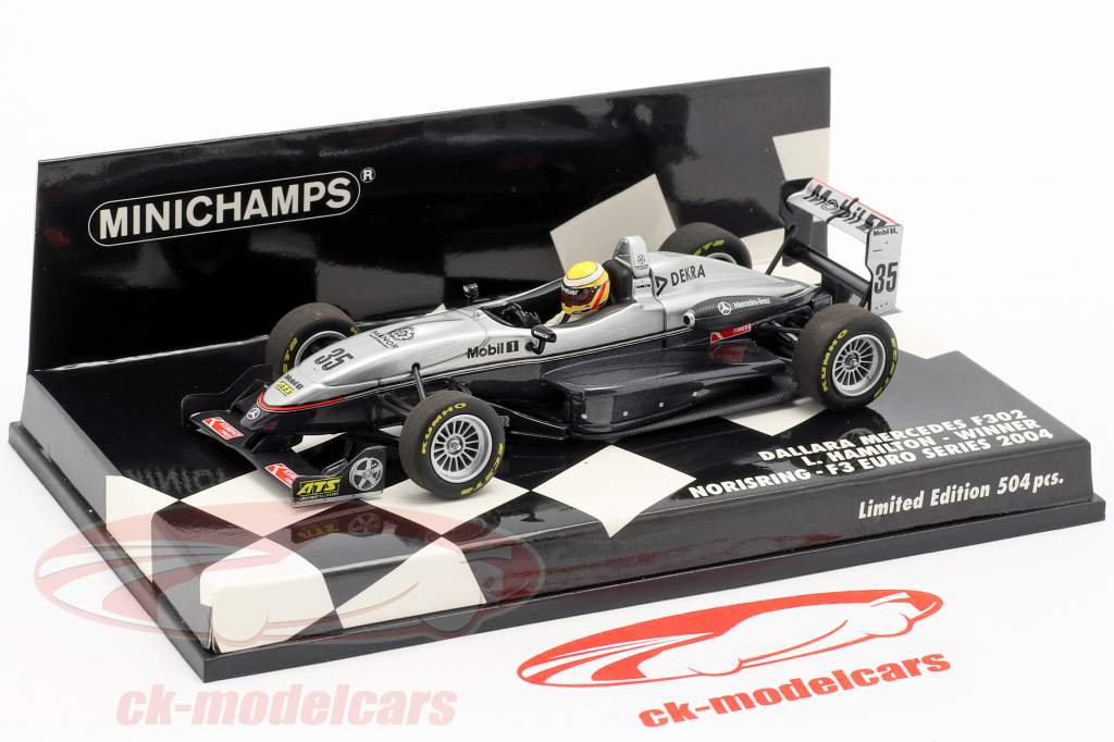 L. Hamilton Dallara F302 #35 победитель Norisring F3 Euro Series 2004 1:43 Minichamps