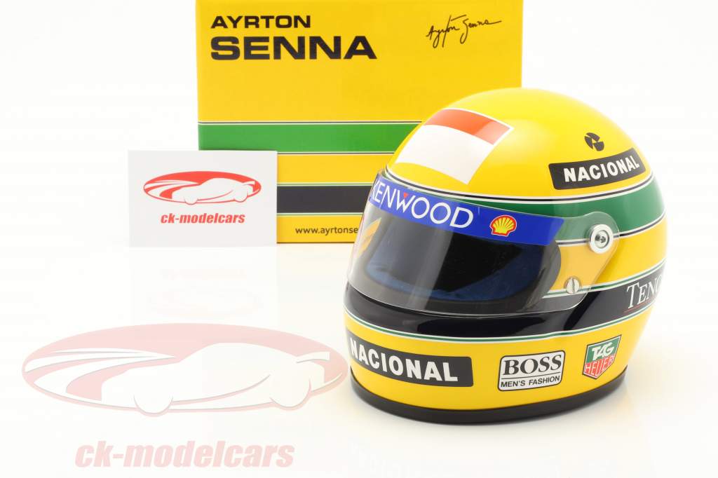 Ayrton Senna Casque 1993 Échelle 1:2 