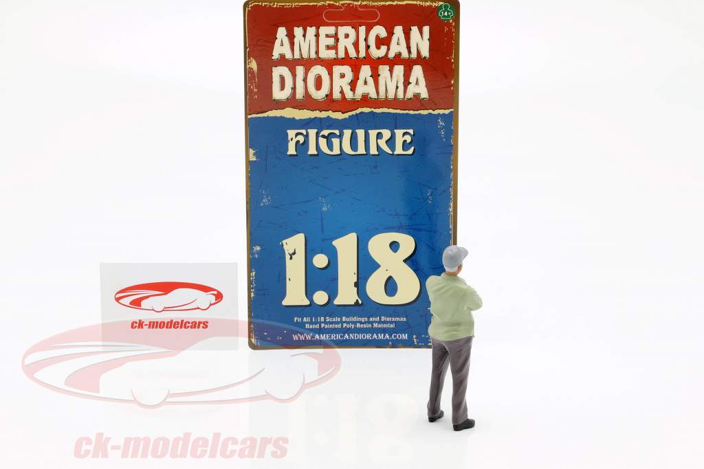 Figur 2 Weekend Car Show 1:18 American Diorama
