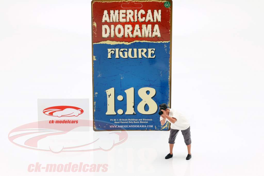 Figur 4 Weekend Car Show 1:18 American Diorama