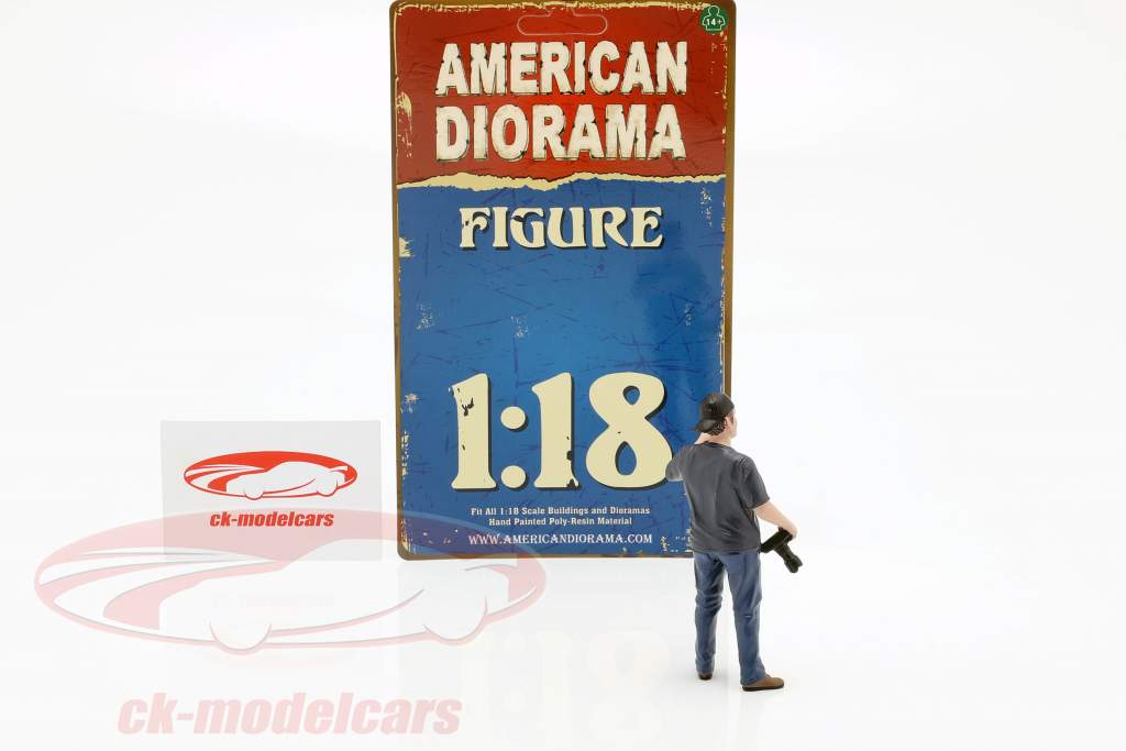 人物 5 Weekend Car Show 1:18 American Diorama