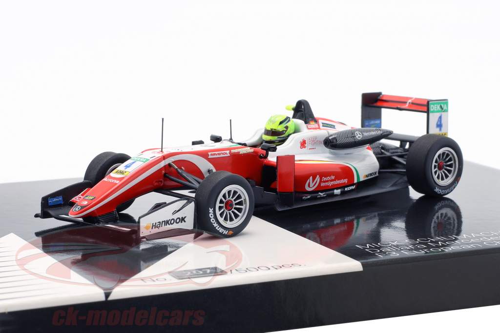 Mick Schumacher Dallara F317 #4 formula 3 champion 2018 1:43 Minichamps