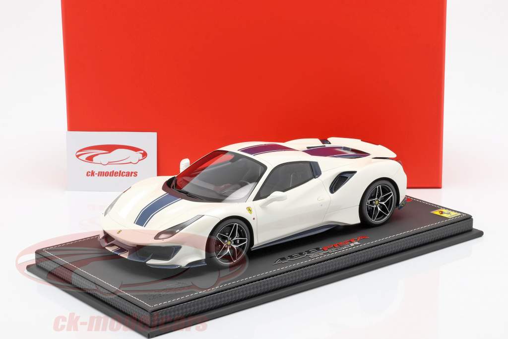 Ferrari 488 Pista Spider Closed Top Year 2018 Italia White 118 Bbr
