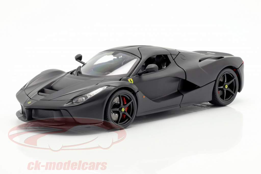 Ferrari LaFerrari Year 2013 mat black 1:18 Bburago Signature