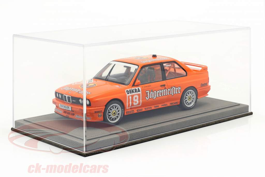 High quality Acrylic Showcase for Model Cars in the Scale 1:18 light-gray BBR
