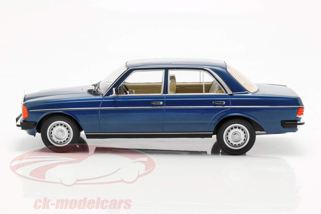 Mercedes W123 280E 280 E blue metallic diecast modelcar 180352 KK-Scale 1:18 