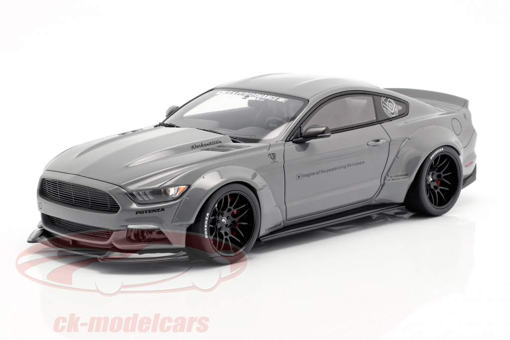 Ford Mustang by LB Works grey 1:18 GT-Spirit