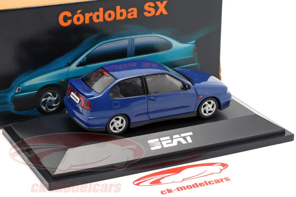 Seat 1:43 Cordoba SX année de construction 1996 bleu foncé ...