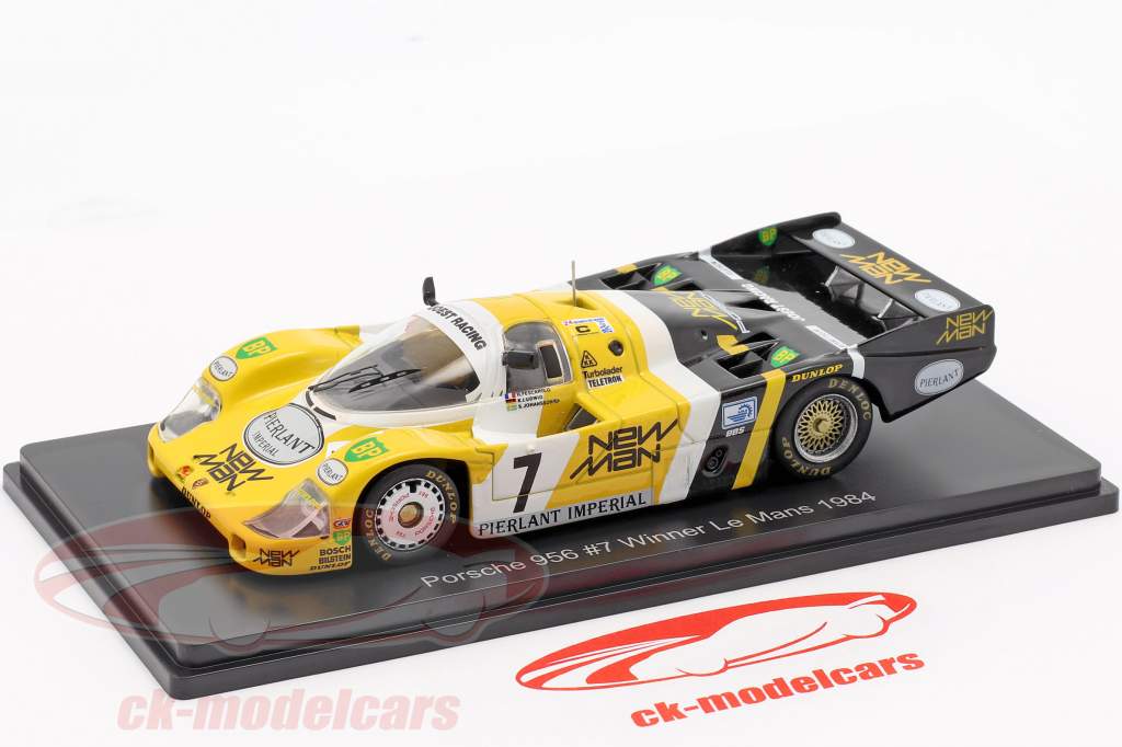 Porsche 956B #7 胜利者 24h LeMans 1984 Pescarolo, Ludwig 1:43 Spark