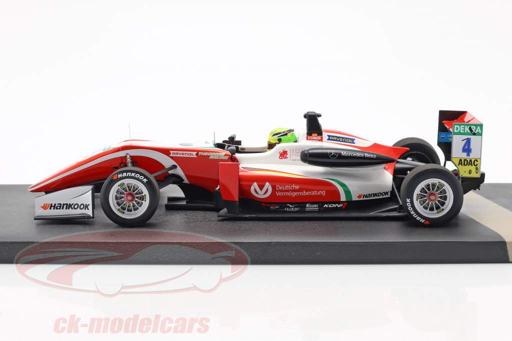 Mick Schumacher Dallara F317 #4 fórmula 3 campeón 2018 1:18 Minichamps