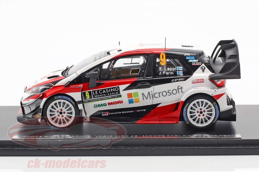 ラリープラス特注 Spark 1/43 TOYOTA Yaris WRC 2018 Test Car