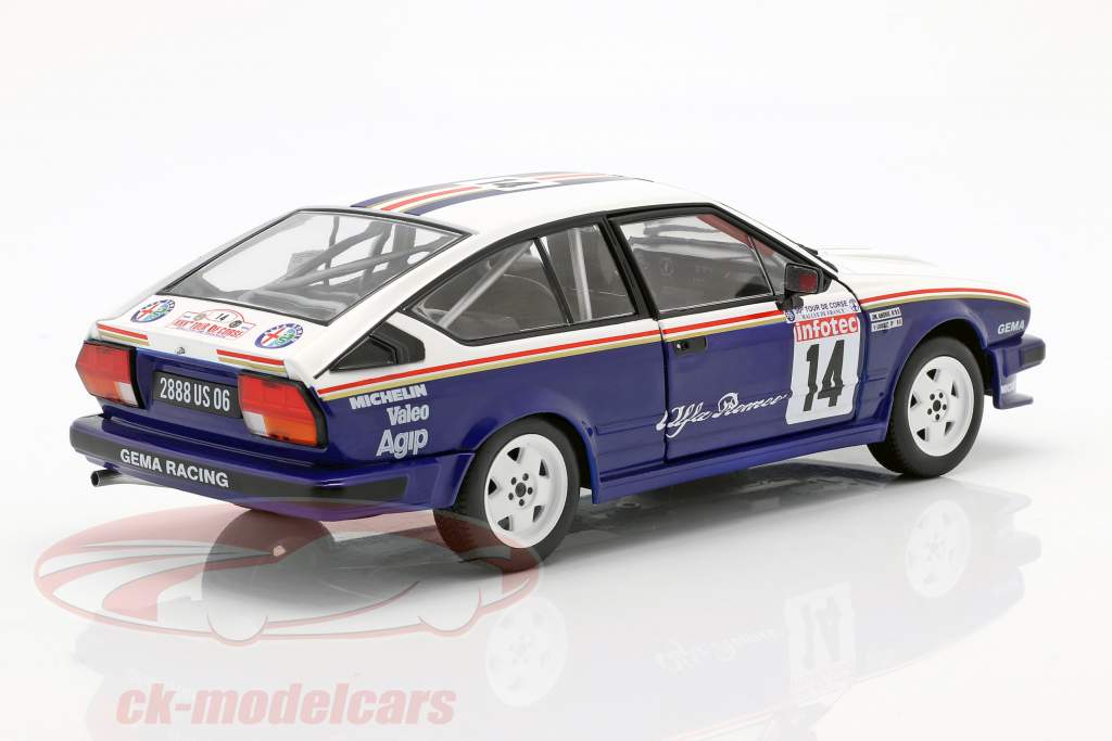 Solido 1 18 Alfa Romeo Gtv6 14 3rd Rallye Tour De Corse