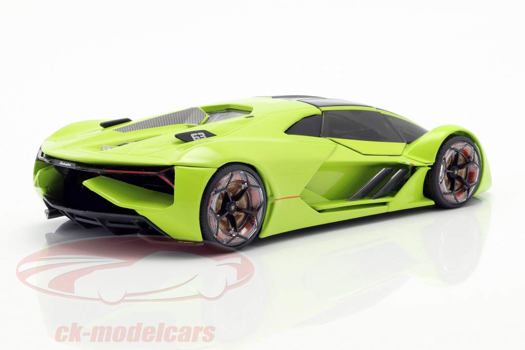 Lamborghini Terzo Millennio year 2019 light green 1:24 Bburago